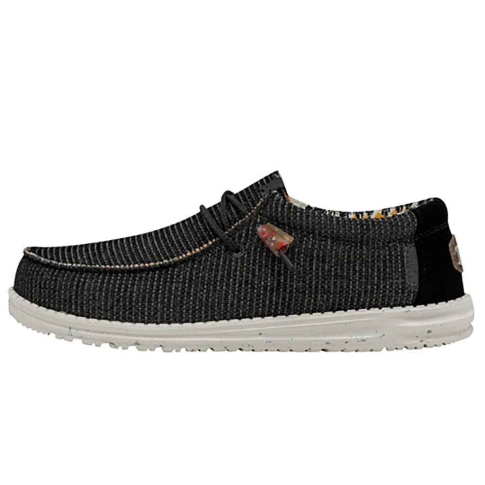 Hey Dude Wally Knit Charcoal Men's Shoes